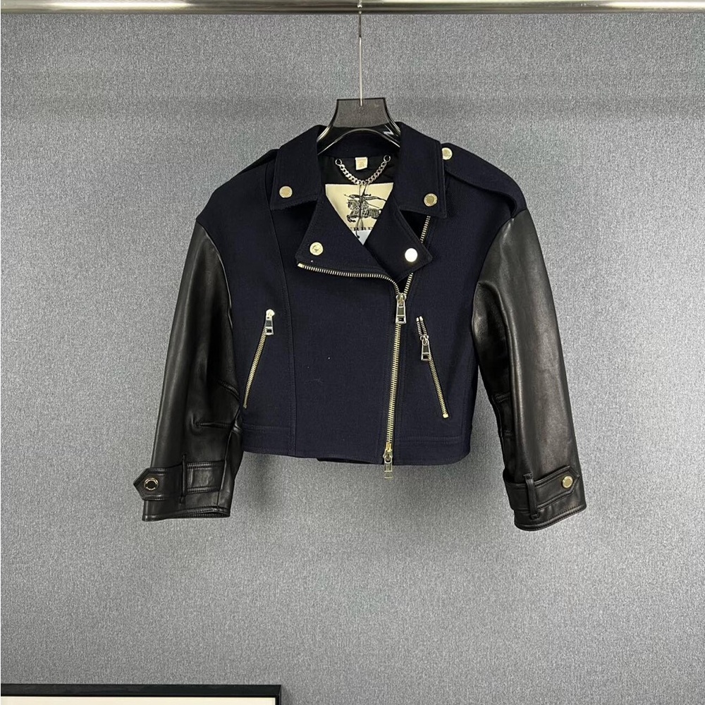 🚩steal authentic Burberry Navy and Black Jacket